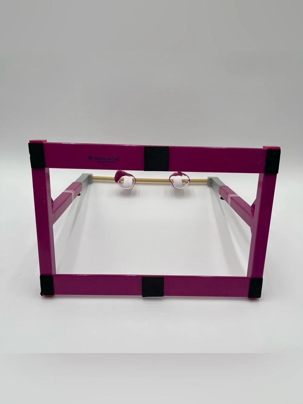American Girl Doll 2013 Gymnastics Set Balance Beam High Bar Mat Wedge READ
